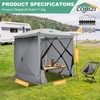 COBIZI 6x6 Pop up Gazebo Tent, Ez up Waterproof Screen