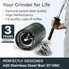 Manual Coffee Grinder by Alpaca Ventures - Stainless Steel Conical