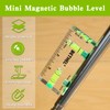 BETHEL Small Level Mini Bubble 90°/180°Spirit Level,Magnetic 3.74 Inch Shatterproof