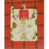 Golden Holiday 4 Piece Christmas Kitchen Set: 2 Towels, Pot