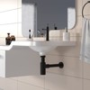 Siphon Black Matt for Sink, Premium Siphon Washbasin, Brass Walls,