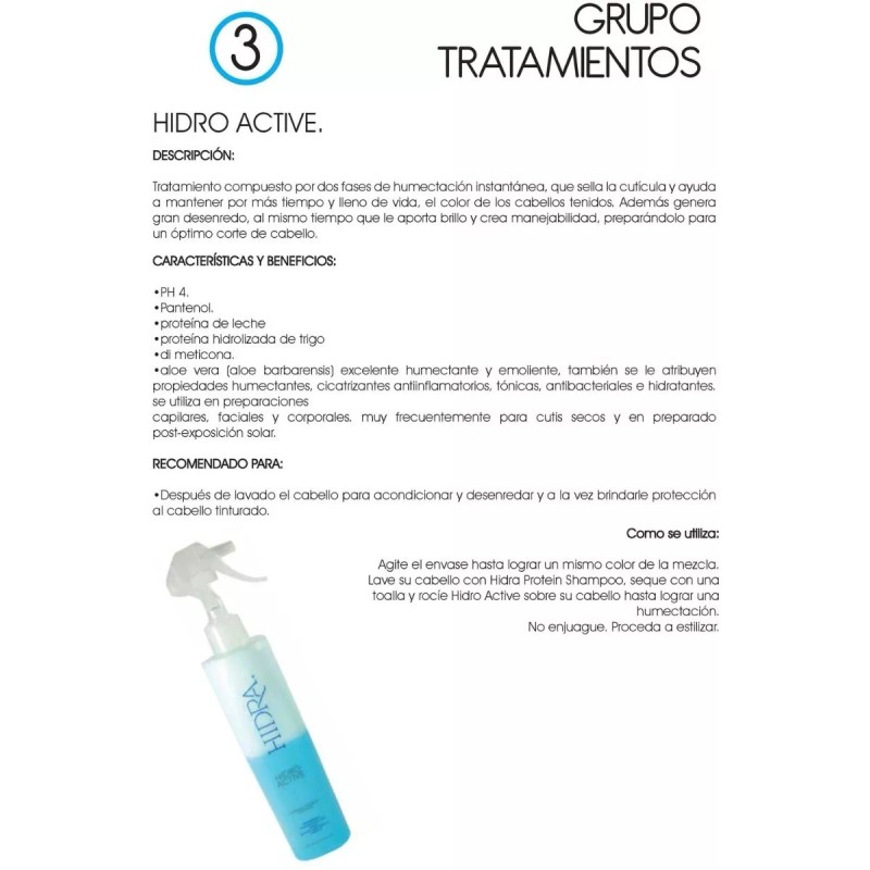 Hidra Tratamiento Dos Fases Hidro Active 110 Ml