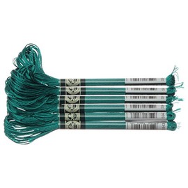 DMC #S943 DMC1008F Satin Thread Embroidery Thread 6 Bundles #25 8m Green