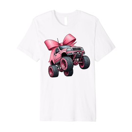 Coquette Bow Rc Truck RC Racing Remote Control Girl Mom Premium T-Shirt