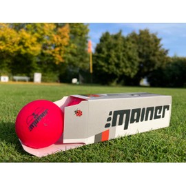 Emainer Golf ball, 3 soft golf balls with maximum range, this ball knows your handicap, 1 x pack of 3, red matt (1 x 3 balls)