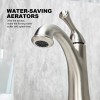RELIAFLO Single Control Lavatory Faucet in PVD Satin Nickel -