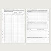 KOMPASS® Fitness Planning Inserts, DIN A5 Inserts for Ring Binder