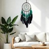 Donko Green and Black Dream Catcher with Pendant