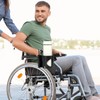 Accmor Universal Walker Cup Holder, Wheelchair Cup Holder with Phone