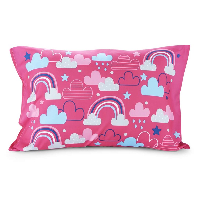Baby Boom Funhouse Let's Chase Rainbows 4 Piece Toddler Bedding
