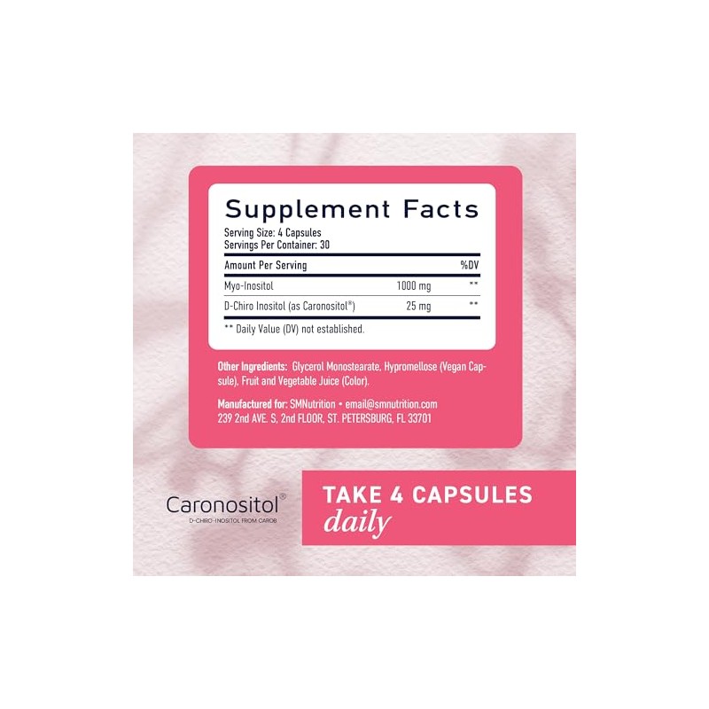 Myo Inositol Chiro Equilibrio Hormonal Femenino Ratio Apoyo Salud Ovárica