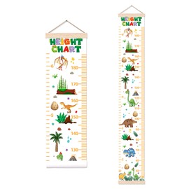 Baby Height Growth Chart, Dragon Theme Decor Height Chart for Boys Girls, Cute Pattern Height Measurement for Bedroom Wall Art, Growth Chart for Toddler Room School Decor