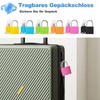 YGCQFH Pack of 6 Small Luggage Locks, Mini Padlock with