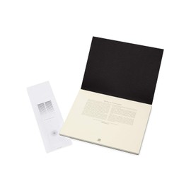 Moleskine Art Watercolor Block, Hard Cover, 23" x 31" Plain/Blank, Black, 20 Pages