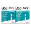 Tiras Accu Check Instant Reactivas 75 Piezas Para Glucometro Verde Claro