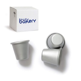 Decora 5062961 Baba Moulds, Aluminium, Silver, 50 Units