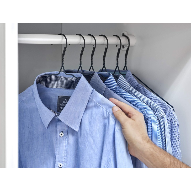 Zeller 17146 Metal Coat Hangers 4-Pack 40 cm