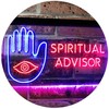 Spiritual Advisor Eye Dual Color LED Neon Sign Red &