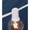 Portfolio 28-ft 25-Light White-Shade Incandescent Plug-in Bulbs String Lights