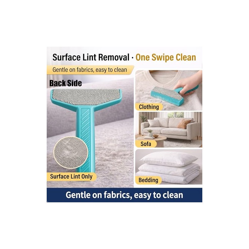 4-in-1 Reusable Lint Remover for Home and Car