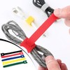 Pack of 100 Velcro Cable Ties, Velcro Cable Ties, Reusable