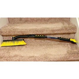 RainX Rain-X 50" Extendable Crossover Snow Broom and Ice Scraper for Cars, Trucks