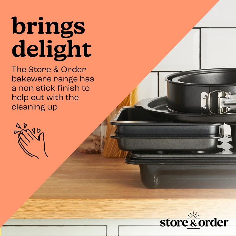 Store & Order Medium Roasting Tin, Non-Stick 26.5 cm Roasting