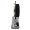 Modern Stylish Glass & Silver Two Tone Quartz Arched Design