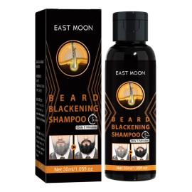 Mz . Champú Oscurecedor Natural Para Barba, Color De Barba