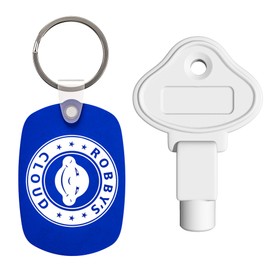 Key for Betco Clario Touch Free Dispenser 92007 - Compatible with Betco Touch Free Dispenser - Key will not fit other Betco Clario dispensers - Comes with Robby’s Cloud Keychain (1 Pack)