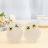mookaitedecor 3 Inch Owl Rock Crystal Stone Crystal Figure, Hand