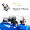 LLNSEAUTO Pair of 1/4" NPT 12V/24V DC Air Compressor Pressure