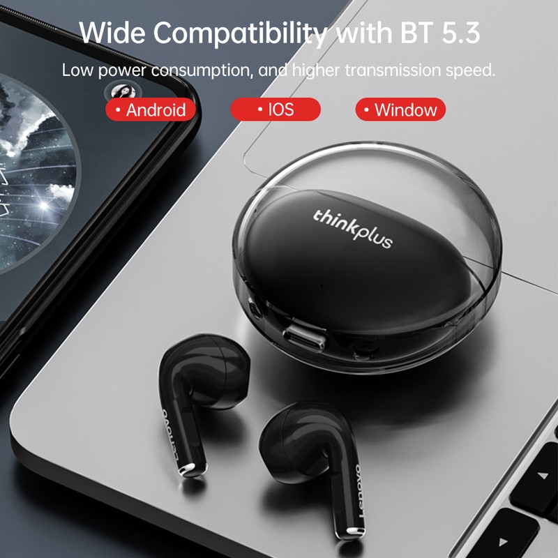 Lenovo LP80 Pro Wireless Earbuds BT5.3 Headphones Fast Charging Mini