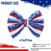 2 Pcs 4th of July Hair Clips Patriotic American Hair