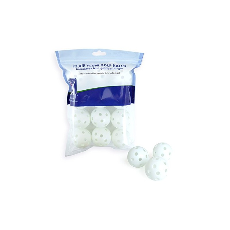 PGA TOUR Air Flow Golf Balls (Pack of 12) -