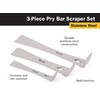 Titan 17007 3-Piece Stainless Steel Pry Bar Scraper Set
