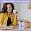 Bincoo Cute Espresso Maker Stovetop - Small Moka Pot 2
