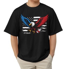 InnoBeta Eagle Gifts, Adults T-Shirt for Birthday, Christmas, 3XL Black