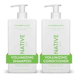 Kit De Shampoo Y Acondicionador Vegano Native Pepino Y Menta