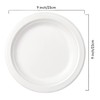 Best House Super Rigid Strong Bagasse Plates - 500 Pack,