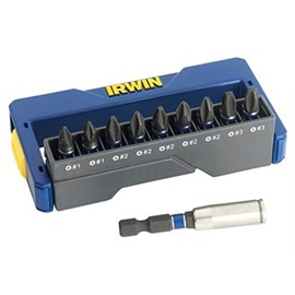 IRWIN 1923432 IRWIN 1923432 Impact Screwdriver Bit Set of 10 Mixed