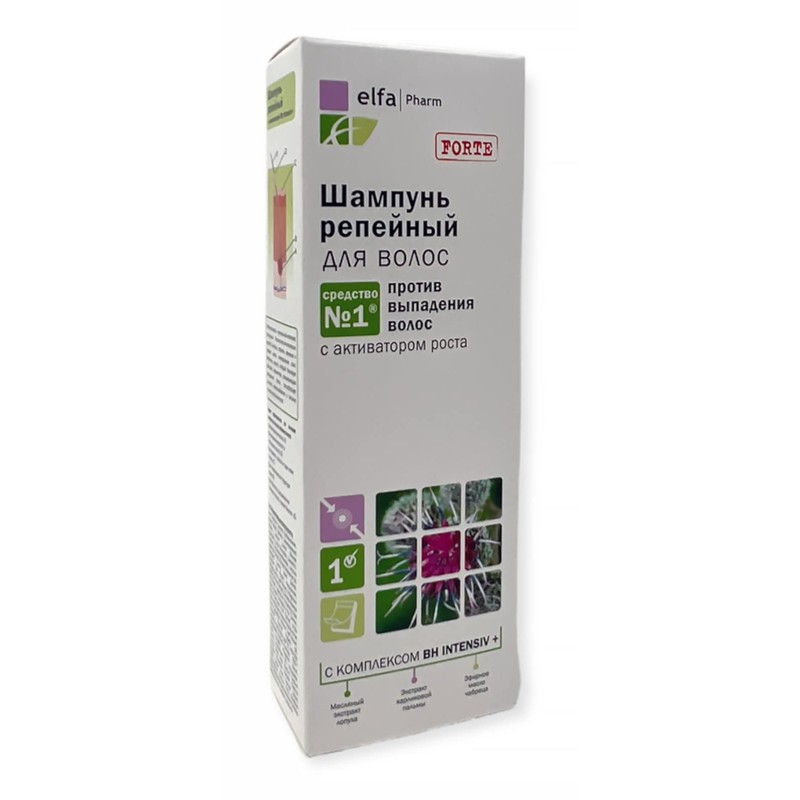 Klette Shampoo mit BH intensiven + Komplex, Haar Wachstum, gegen