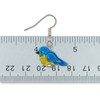 The Magic Zoo Enamel Bluebird Dangle Earrings for Women –