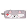 Quattro Neon Art Pencil Case, Kitty, writing case