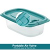 chenqi Rectangle Plastic Portion Box Sets with Lids Food Storage