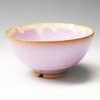 Japanese Ceramics M54875350 Tsubaki Hagi Murasaki Rice Bowl