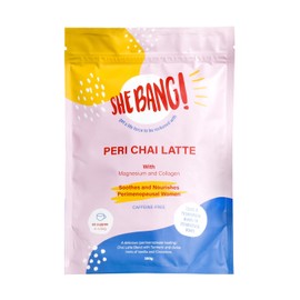 SheBANG! Woman Peri Chai Latte with Magnesium and Collagen - Soothes and Nourishes Perimenopausal & Menopausal Women