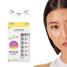 Pestañas postizas, extensiones de pestañas single Falsies imPRESS - Modern Natural                                                                    