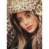 Fabrics-City 3120 Brown Giraffe Animal Fur Fabric Short Pile Fabrics