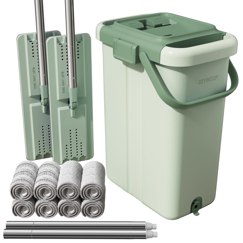 JOYMOOP Mop and Bucket with Wringer Set for Floor Cleaning
